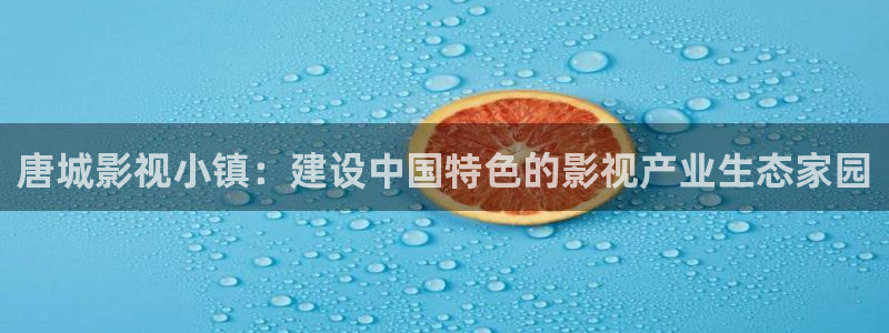 飘雪影院在线观看免费高清：唐城影视小镇：建设中国特色的影视产业生态家园